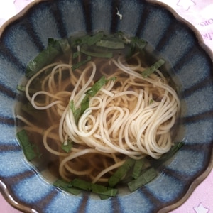 みょうがと大葉のさっぱりそうめん♪